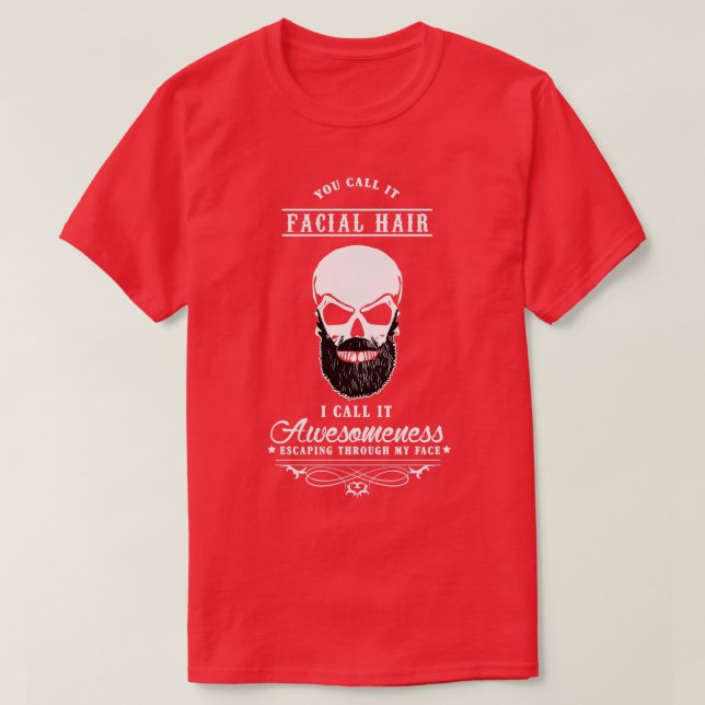 Beard Shirts For Men Funny 1 (Design Front)