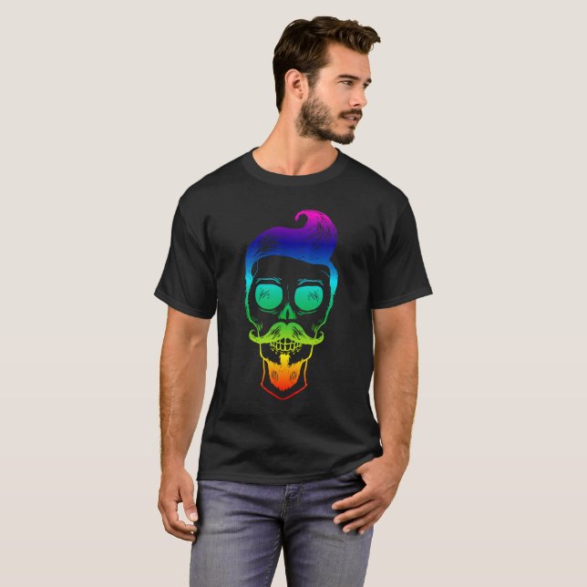 Beard Skull T-Shirt (Front Full)