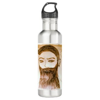 Beard Stainless Steel Water Bottle