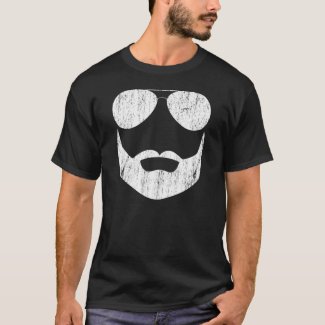Beard Sunglasses T-Shirt