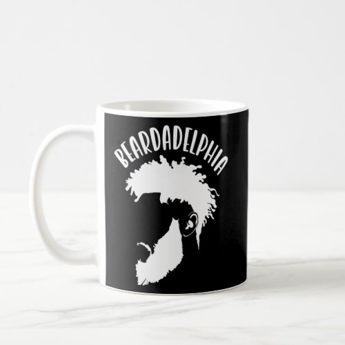 Beardadelphia  Funny Beardadelphia Beard Dad Tee Coffee Mug