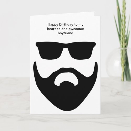 Bearded and Awesome Card