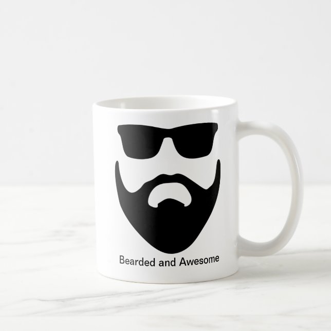 Bearded and Awesome cup (Right)