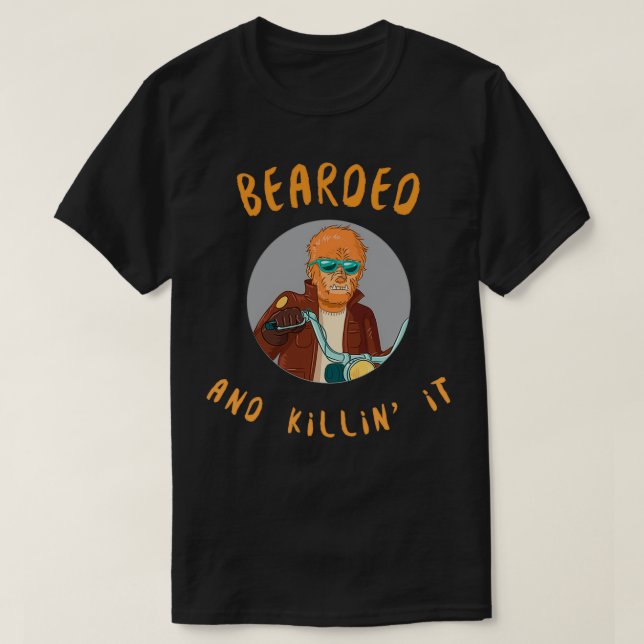 Bearded and killinx27 it T-Shirt (Design Front)