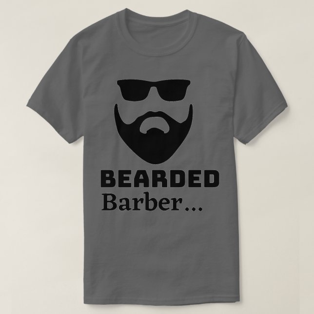 Bearded Barber T-Shirt (Design Front)
