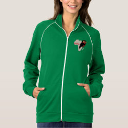 Bearded Barbet Range Women's American Apparel California Fleece Track Jacket