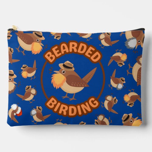 Bearded Birding Bearded Birds Large Accessory Pouch