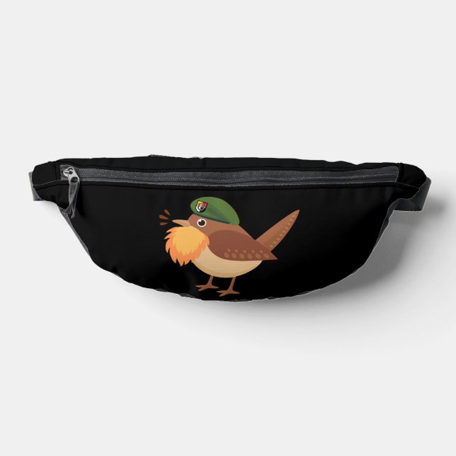 Bearded Birding Gallant Green Beret Bearded Bird Fanny Pack (Lay Down)