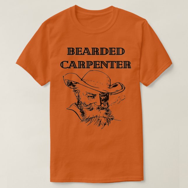 Bearded Carpenter 1  T-Shirt (Design Front)