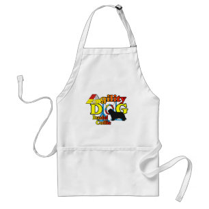 Bearded Collie Agility Gifts Adult Apron
