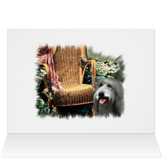 Bearded Collie Art Gifts (Inside Horizontal (Top))