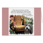 Bearded Collie Art Gifts (Front Horizontal)