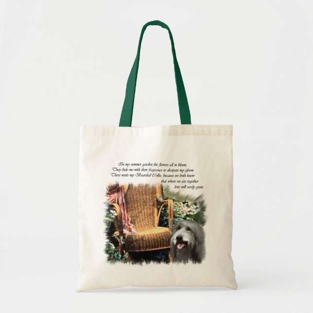 Bearded Collie Art Gifts Tote Bag (Front)