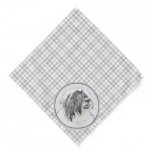 Bearded Collie Beardie Black Drawing Cute Dog Art Bandana