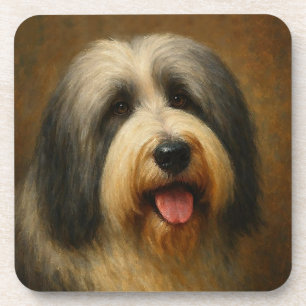 Bearded Collie Beverage Coaster