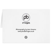 Bearded Collie Cards (Back Horizontal)