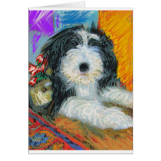 Bearded Collie Cards