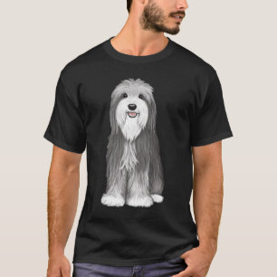 Bearded Collie Cartoon Dog Cute Beardie Lover's T-Shirt
