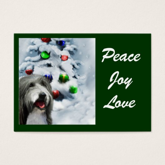 Bearded Collie Christmas Gifts (Front)