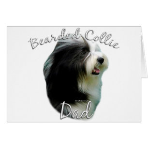 Bearded Collie Dad 2 Cards