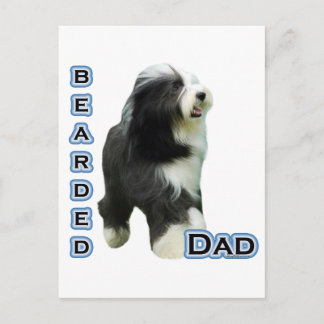 Bearded Collie Dad 4 Postcard