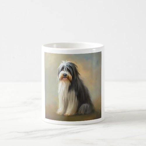 Bearded Collie Dog  Coffee Mug