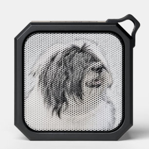 Bearded Collie Drawing - Cute Original Dog Art Bluetooth Speaker