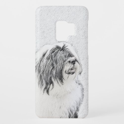 Bearded Collie Drawing _ Cute Original Dog Art Case_Mate Samsung Galaxy S9 Case