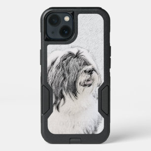Bearded Collie Drawing - Cute Original Dog Art iPhone 13 Case