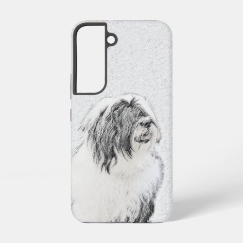 Bearded Collie Drawing _ Cute Original Dog Art Samsung Galaxy S22 Case