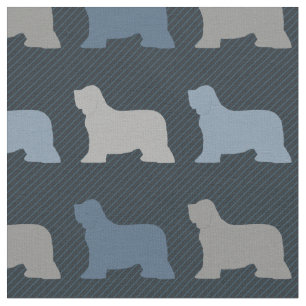 Bearded Collie Fabric