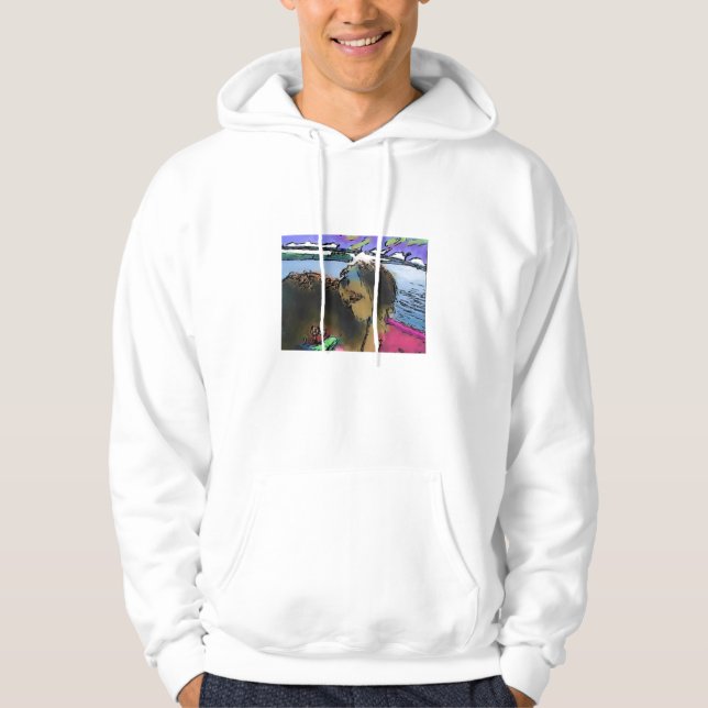 Bearded Collie Hoodie (Front)