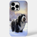 Bearded Collie Let It Snow Christmas  Case-Mate iPhone 14 Pro Max Case