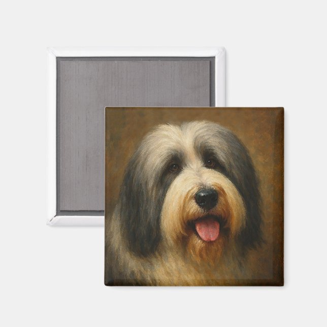 Bearded Collie Magnet (Front/Back)