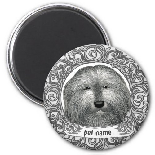 Bearded Collie  Magnet
