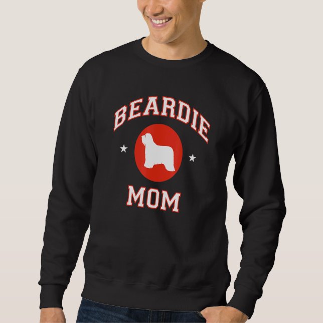 Bearded Collie Mom Sweatshirt (Front)