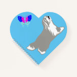 &#39;Bearded collie notebook