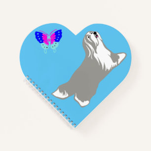 'Bearded collie notebook