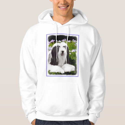 Bearded Collie Painting _ Cute Original Dog Art Hoodie