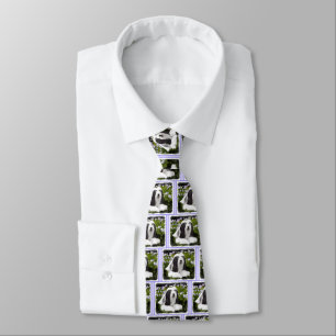 Bearded Collie Painting - Cute Original Dog Art Neck Tie