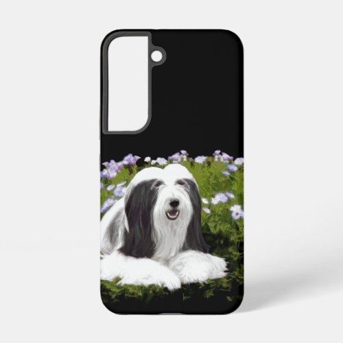 Bearded Collie Painting _ Cute Original Dog Art Samsung Galaxy S22 Case