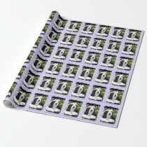 Bearded Collie Painting - Cute Original Dog Art Wrapping Paper