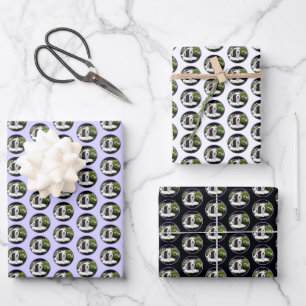 Bearded Collie Painting - Cute Original Dog Art Wrapping Paper Sheets