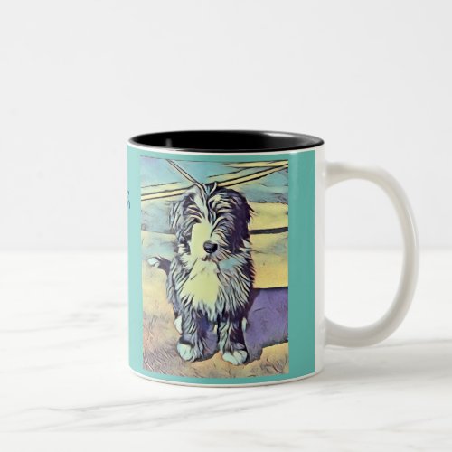 Bearded Collie Puppy Mug