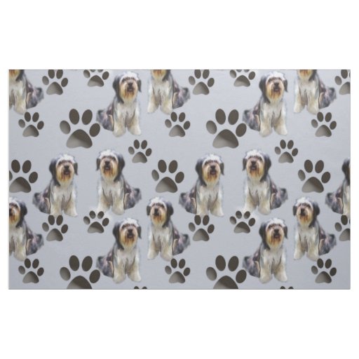 Bearded Collie Seamless fabric