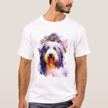 Bearded Collie T-shirt at Zazzle