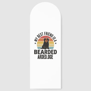 Bearded Collie Vintage Sunset Dog Lover Design_1 Bookmarks