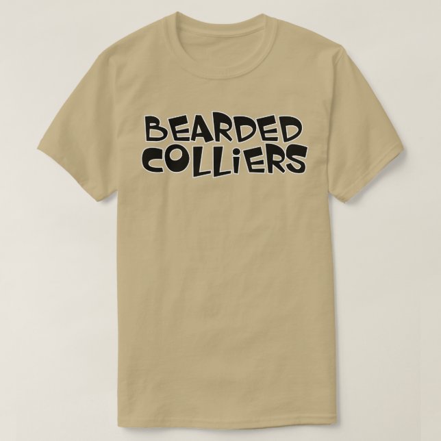 Bearded Colliers T-Shirt (Design Front)