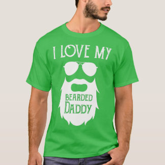 Bearded dad t for bearded men on mens day T-Shirt
