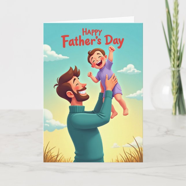 Bearded Dads Sweet Day Card (Front)